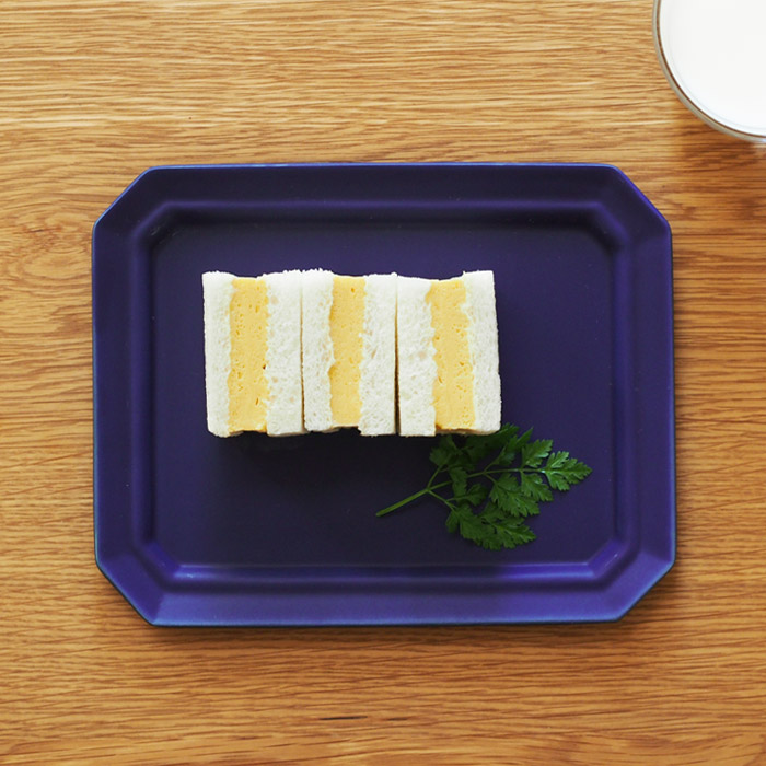 【プロキッチン別注】SAKUZAN　Sara　スクエア　M　ネイビーブルー　