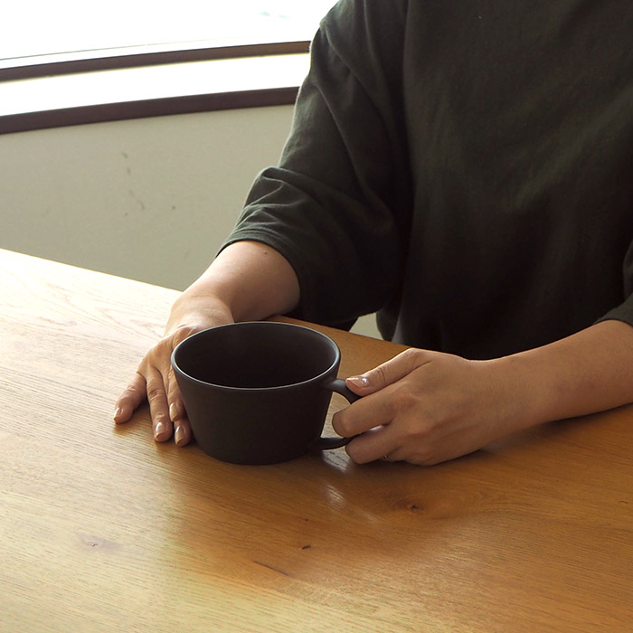 【プロキッチン別注】SAKUZAN　Sara　スープカップ　チョコレートブラウン　　