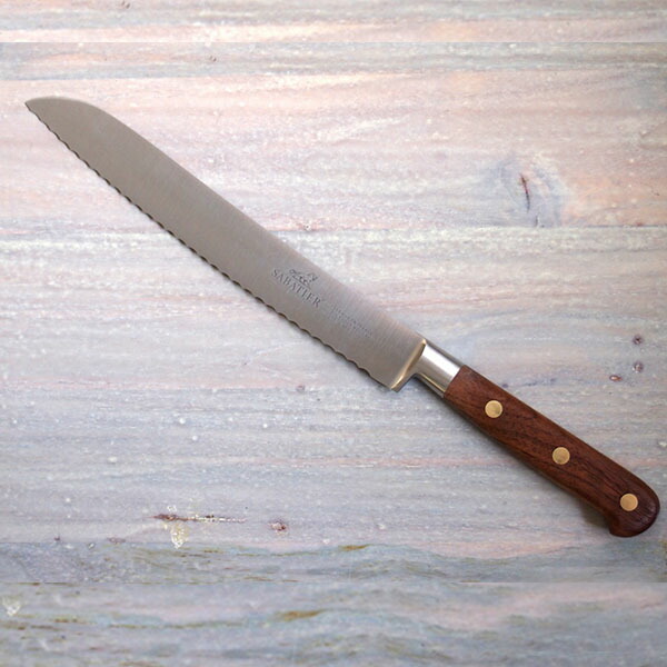 【取扱終了0325】【在庫限りのスペシャルプライス】サバティエ　Perigord　パン切り包丁　20cm　ウォールナット　/　SABATIER