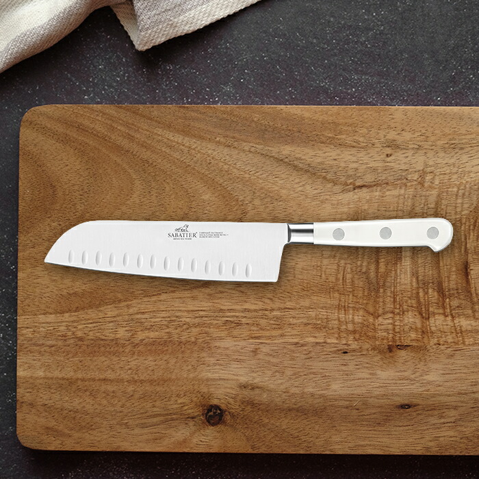 サバティエ　TOQUE BLANCH　三徳18cm　/　SABATIER