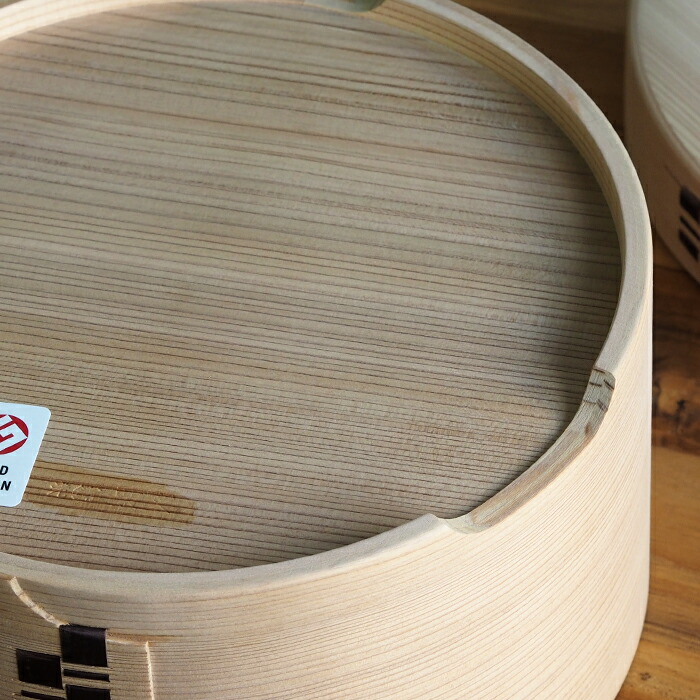 栗久　おひつ　3合　浅型　脚付き