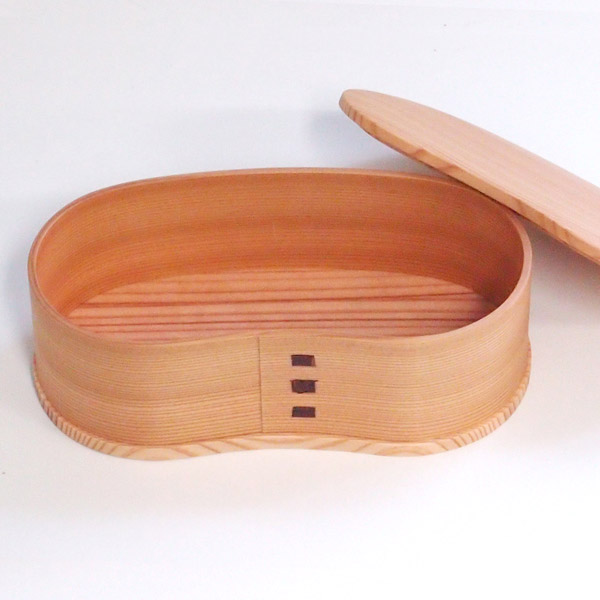 秋田杉　大館曲げわっぱ弁当箱　はんごう　一段