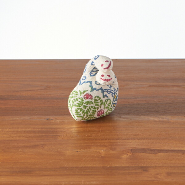 真工藝　木版手染めぬいぐるみ　干支シリーズ・仔　巳　へび