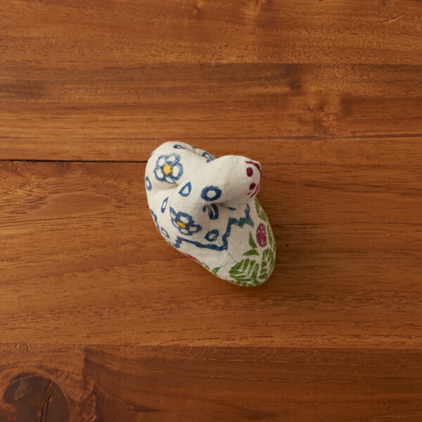 真工藝　木版手染めぬいぐるみ　干支シリーズ・仔　巳　へび