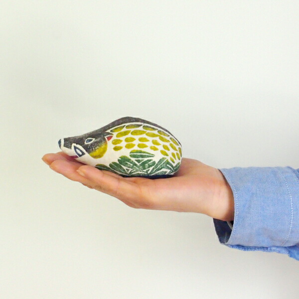 真工藝　木版手染めぬいぐるみ　干支シリーズ・親　亥　いのしし