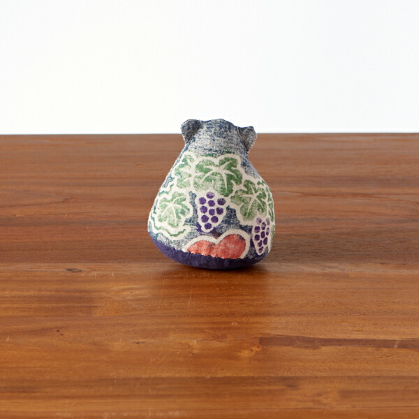 真工藝　木版手染めぬいぐるみ　干支シリーズ・仔　申　さる