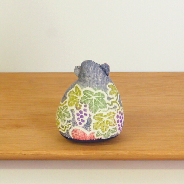 ★真工藝　木版手染めぬいぐるみ　干支シリーズ・親　申　さる