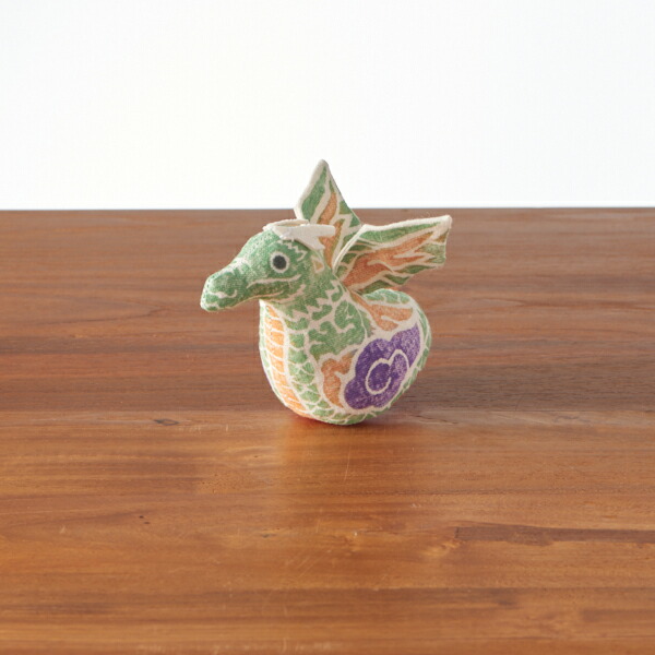 真工藝　木版手染めぬいぐるみ　干支シリーズ・仔　辰　たつ