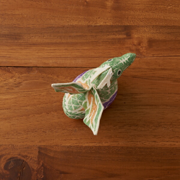 真工藝　木版手染めぬいぐるみ　干支シリーズ・仔　辰　たつ