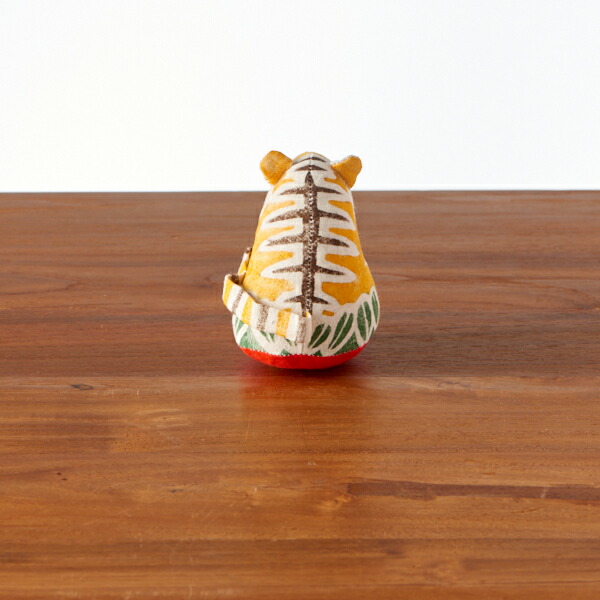 真工藝　木版手染めぬいぐるみ　干支シリーズ・仔　寅　とら