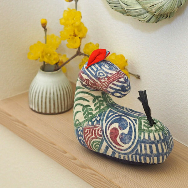 真工藝　木版手染めぬいぐるみ　干支シリーズ・親　午　うま