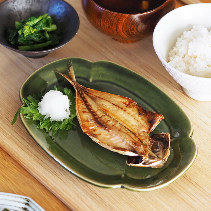 スタジオエム　リアン　焼物皿　織部　/　STUDIO　M'　lien