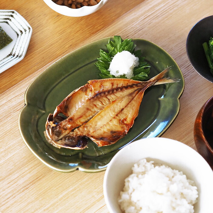 スタジオエム　リアン　焼物皿　織部　/　STUDIO　M'　lien