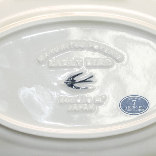 スタジオエム　アーリーバード　オーバルプレート　L　/　STUDIO　M'　EARLY　BIRD