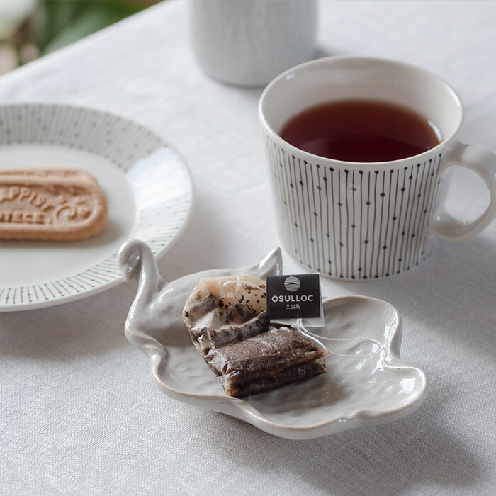 スタジオエム　スワン小皿　ブラン　/　STUDIO M