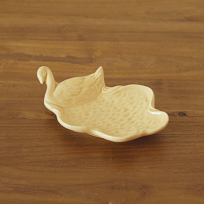 スタジオエム　スワン小皿　ミエル　/　STUDIO　M