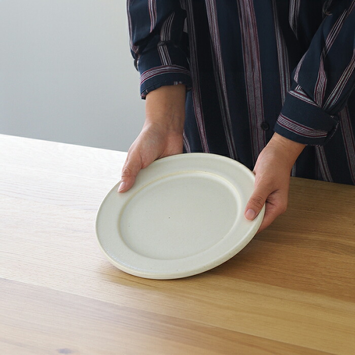 スタジオエム　カネル　プレートL　白　/　STUDIO　M'　Cannelle