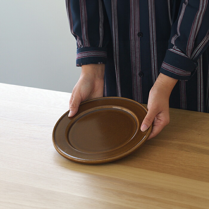 スタジオエム　カネル　プレートL　カラメル　/　STUDIO　M'　Cannelle