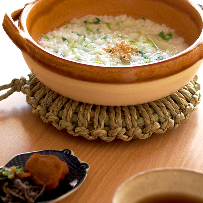 須浪亨商店　イ草鍋敷き　小　16cm