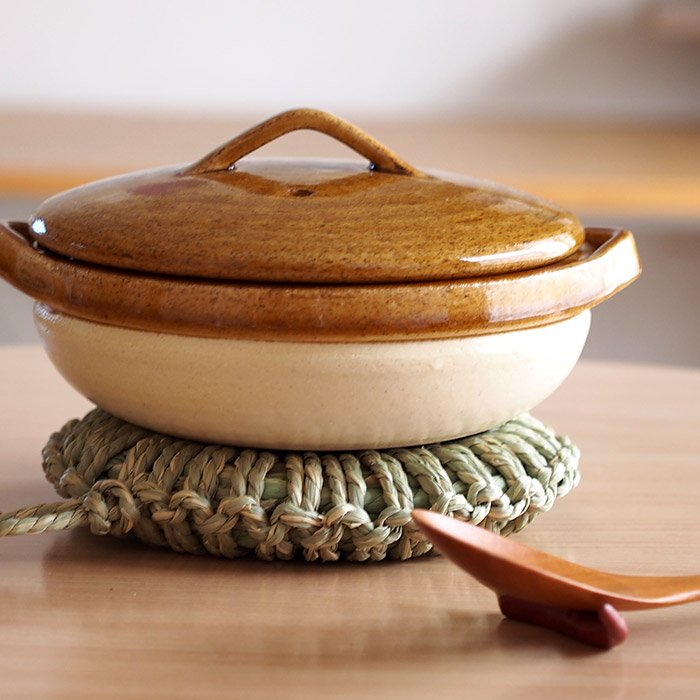 須浪亨商店　イ草鍋敷き　小　16cm