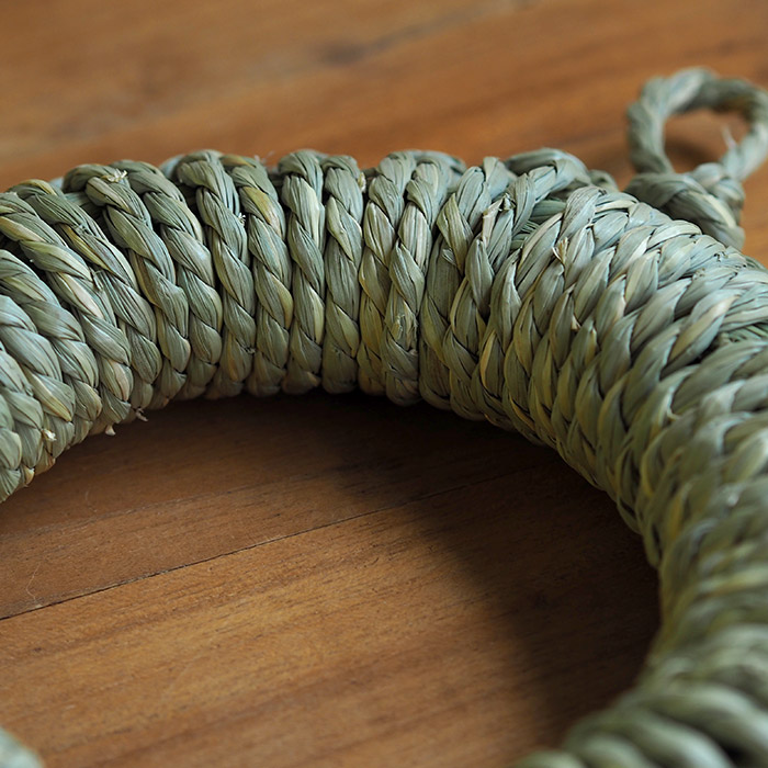 須浪亨商店　イ草鍋敷き　中　18cm