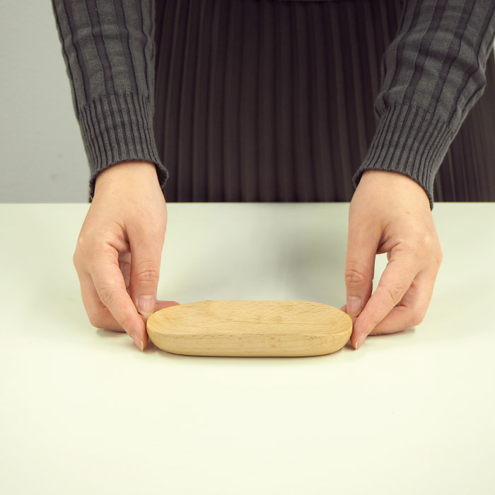 ■【プロキッチンオリジナル】【2個セット】スモールおしぼり置き　ブナ　/　PROKITCHEN