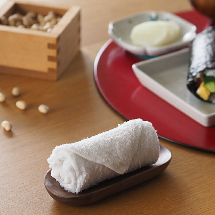 【プロキッチンオリジナル】【単品】スモールおしぼり置き　ウォールナット　/　PROKITCHEN