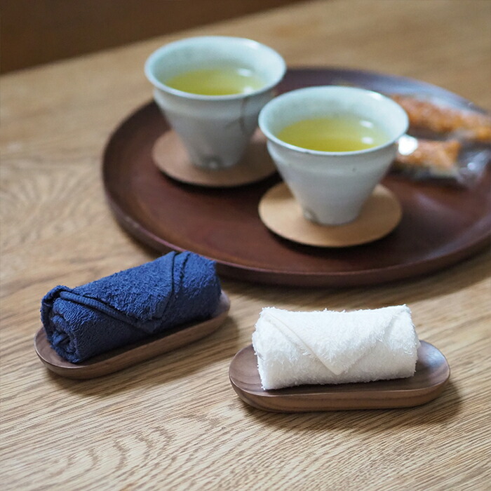 ■【プロキッチンオリジナル】【2個セット】スモールおしぼり置き　ウォールナット　/　PROKITCHEN