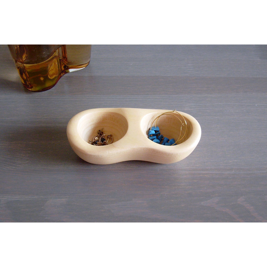 【送料無料】ソノベ　クラフト木の実　てのひら皿と食べさせスプーン　/　SONOBE