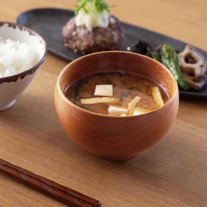 ソノベ　めいぼく椀　けやき　中　/　SONOBE