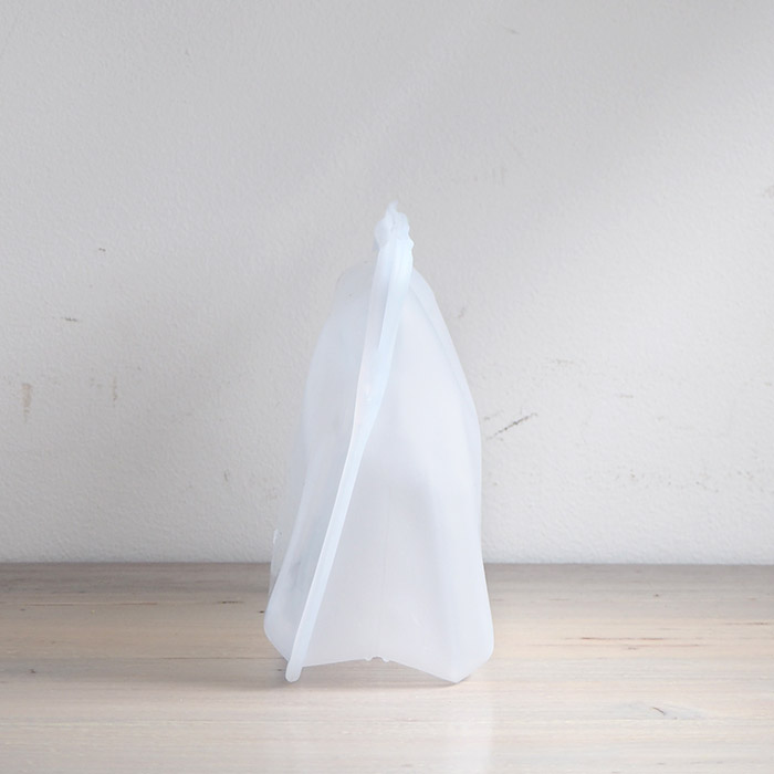 スタッシャー　シリコーンバッグ　スタンドアップ　ミディアム　クリア　/　stasher