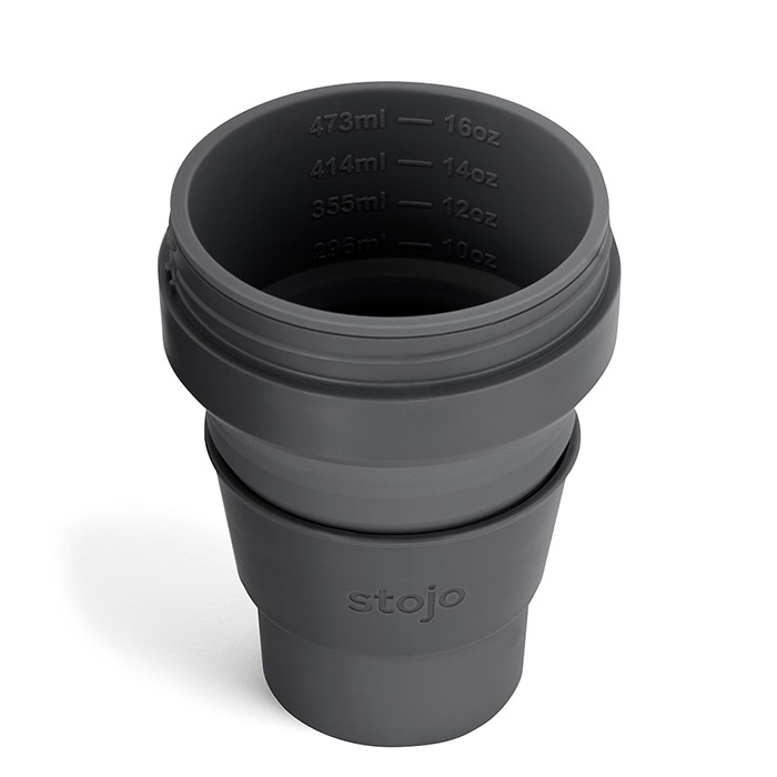 【送料無料】ストージョ　ビギー　470ml　カーボン　/　stojo　