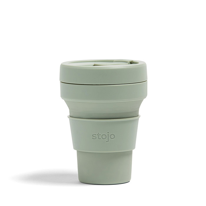 【送料無料】ストージョ　ポケットカップ　355ml　セージ　/　stojo　