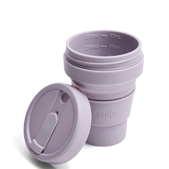【送料無料】ストージョ　ポケットカップ　355ml　ライラック　/　stojo　