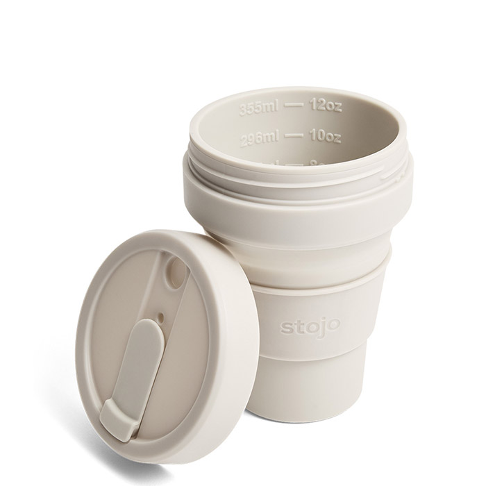 【送料無料】ストージョ　ポケットカップ　355ml　オーツ　/　stojo　