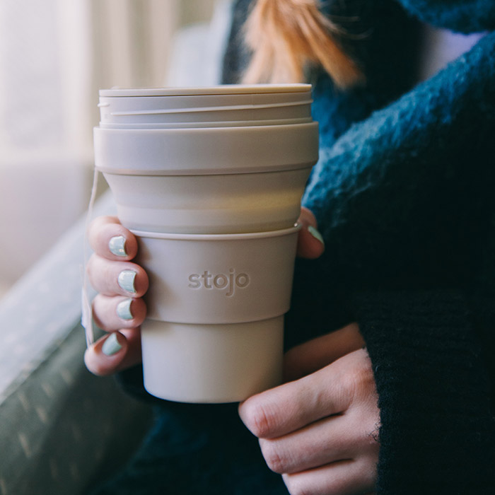 【送料無料】ストージョ　ポケットカップ　355ml　オーツ　/　stojo　
