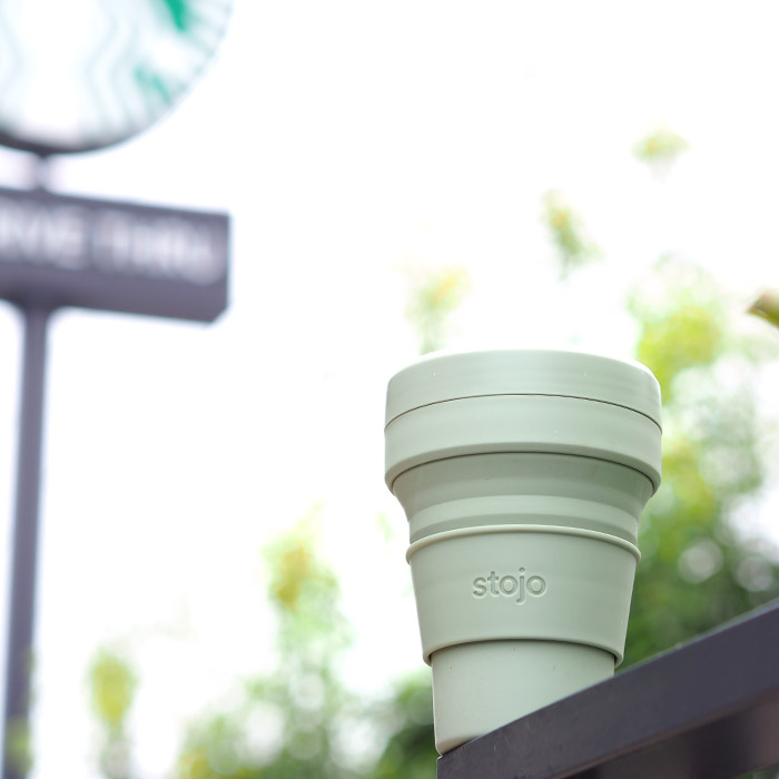 【送料無料】ストージョ　ビギー　470ml　セージ　/　stojo　