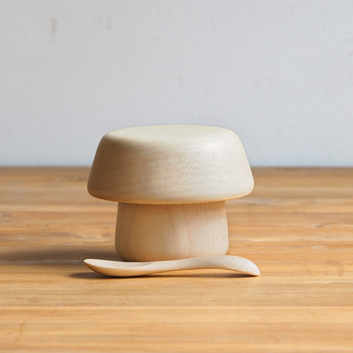 スナオラボ　きのこのうつわ　白　/　SUNAOLAB.