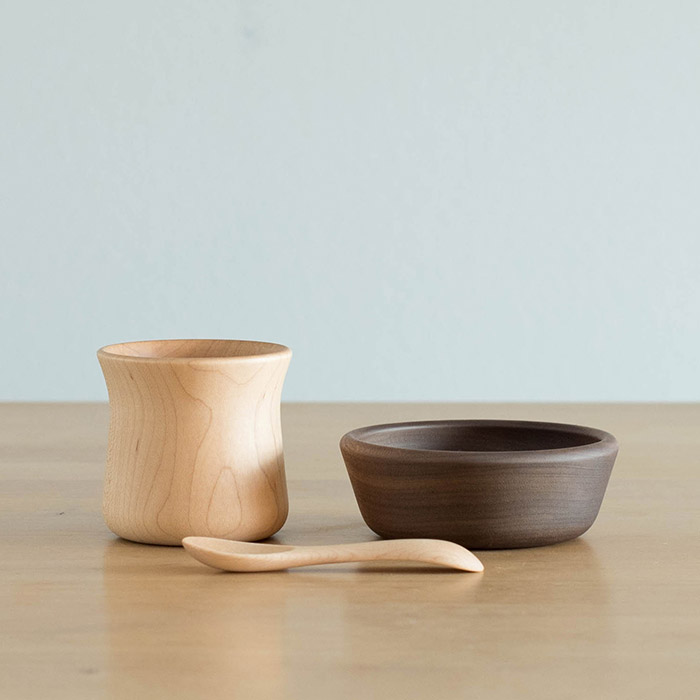 スナオラボ　きのこのうつわ　こげ茶　/　SUNAOLAB.