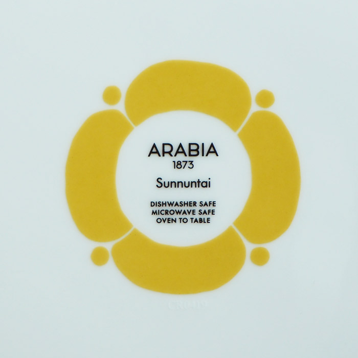 アラビア　スンヌンタイ　オーバルプレート　22×25cm　/　ARABIA　Sunnuntai
