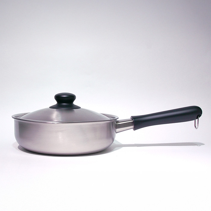 柳宗理　ステンレス片手鍋　22cm　つや消し　/　Sori　Yanagi