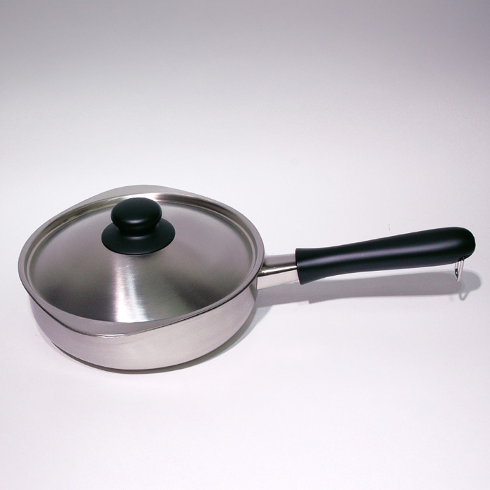 柳宗理　ステンレス片手鍋　22cm　つや消し　/　Sori　Yanagi