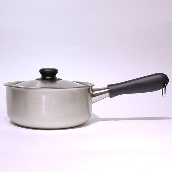 【IH対応】柳宗理　ステンレス・アルミ3層鋼片手鍋　18cm　つや消し　/　Sori　Yanagi