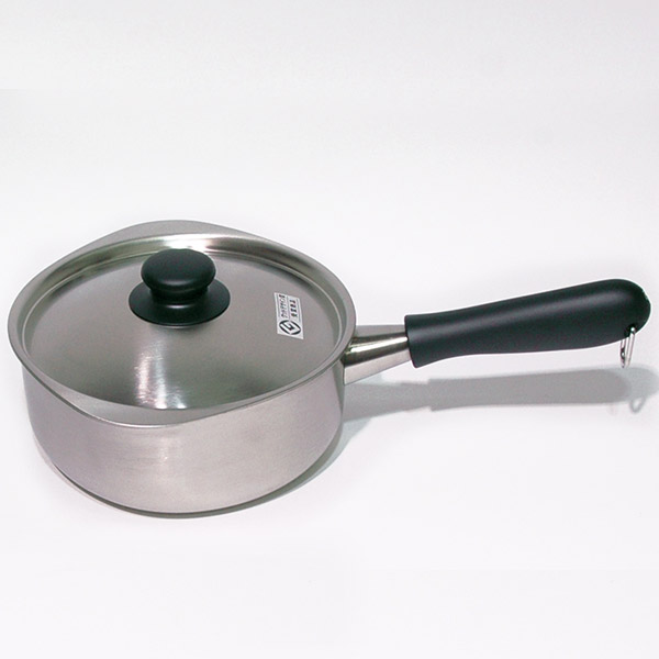 【IH対応】柳宗理　ステンレス・アルミ3層鋼片手鍋　18cm　つや消し　/　Sori　Yanagi