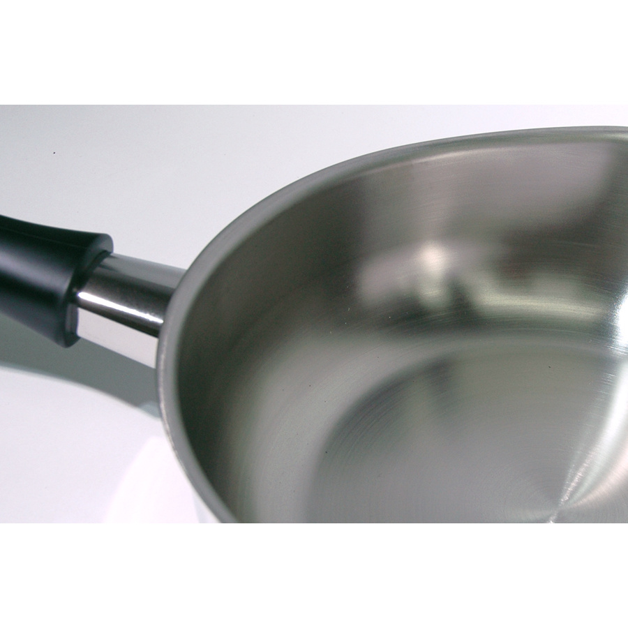 【IH対応】柳宗理　ステンレス・アルミ3層鋼片手鍋　22cm　つや消し　/　Sori　Yanagi