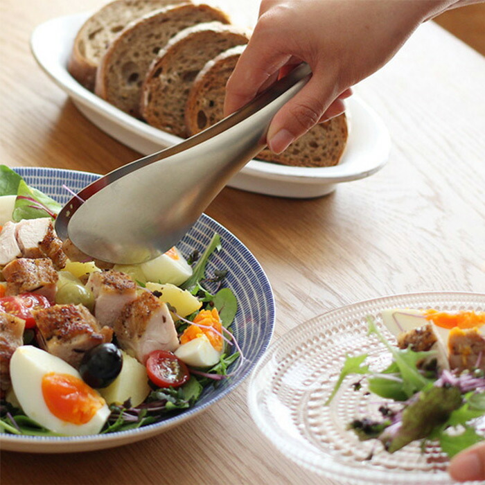 柳宗理　キッチンツール　ステンレストング　穴なし　/　Sori　Yanagi