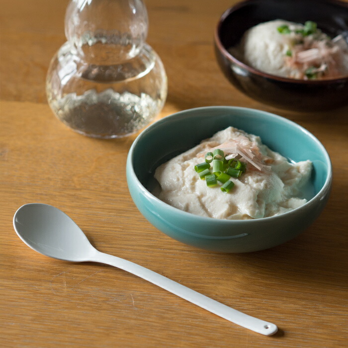 高桑金属　豆腐スプーン　TofuSpoon　maru　shiro