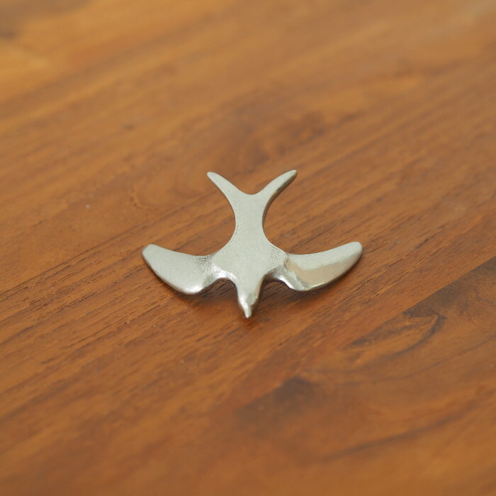 高桑金属　シンギングバード　スワロー　箸置き　シルバー　