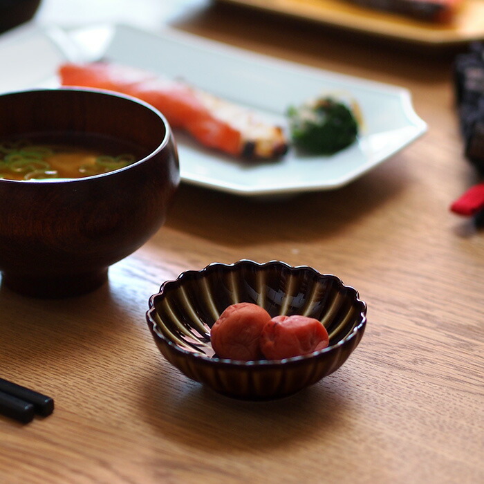 トウジキトンヤ　ぎやまん　3寸小鉢　漆　/　TOJIKI　TONYA