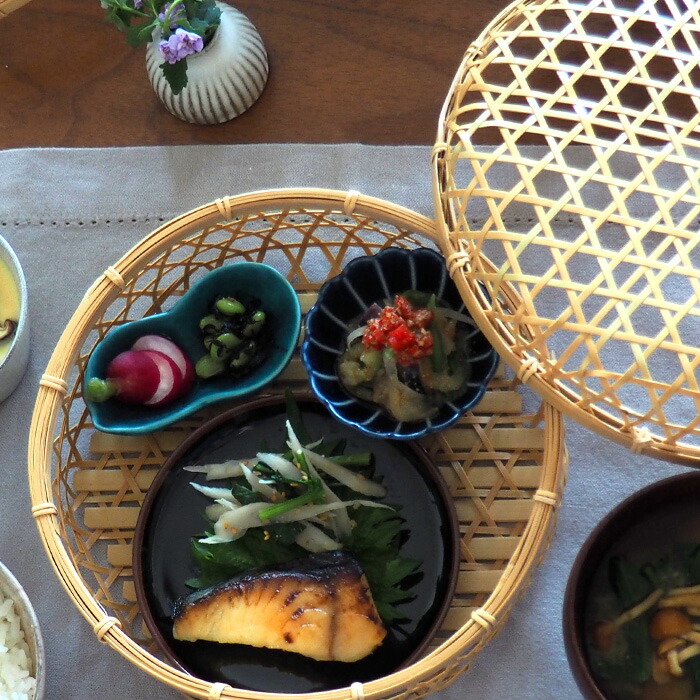 トウジキトンヤ　ぎやまん　高台珍味　茄子紺　/　TOJIKI　TONYA